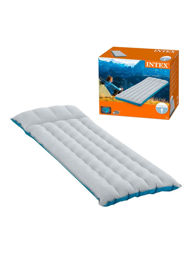 INTEX Inflatable Camping Airbed Combination White/Blue 28.35x7.87x74.41inch - Image 5