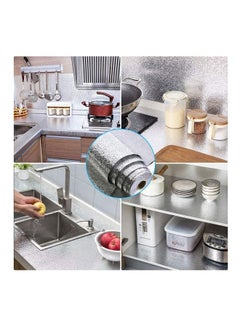 ZENHOME Waterproof Self Adhesive Foil Sticker Silver 40x5cm  - Image 4