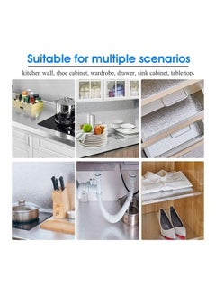 ZENHOME Waterproof Self Adhesive Foil Sticker Silver 40x5cm  - Image 5