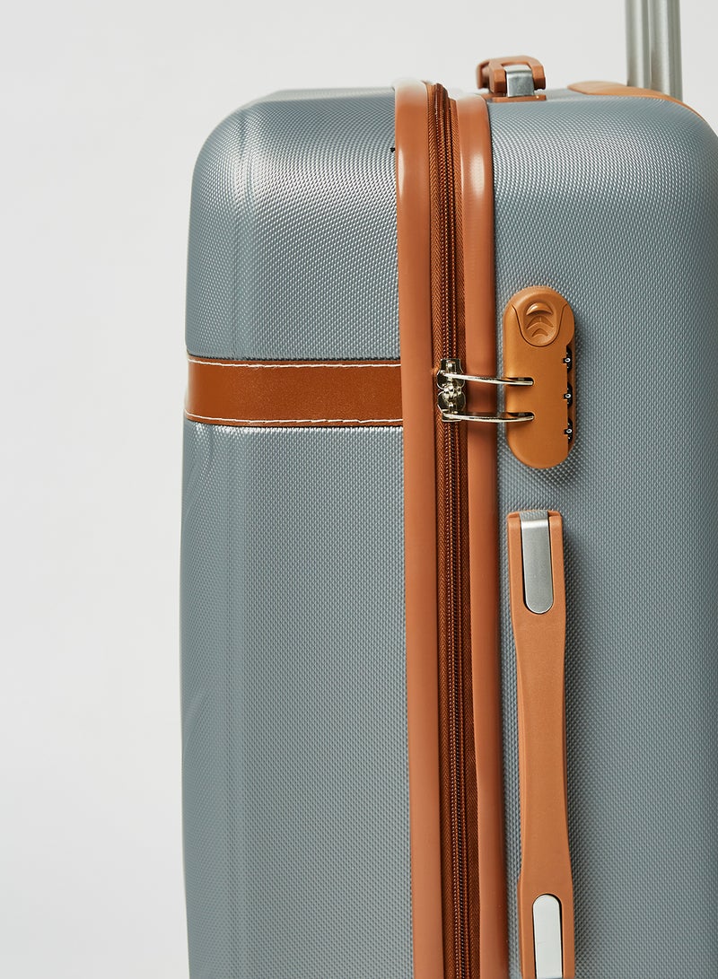 PK - 4-Piece Ultra Light Luggage Set Silver/Orange - Image 1
