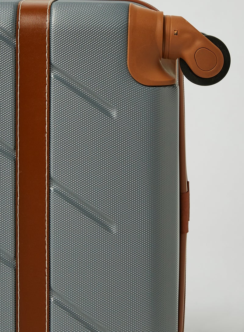 PK - 4-Piece Ultra Light Luggage Set Silver/Orange - Image 1