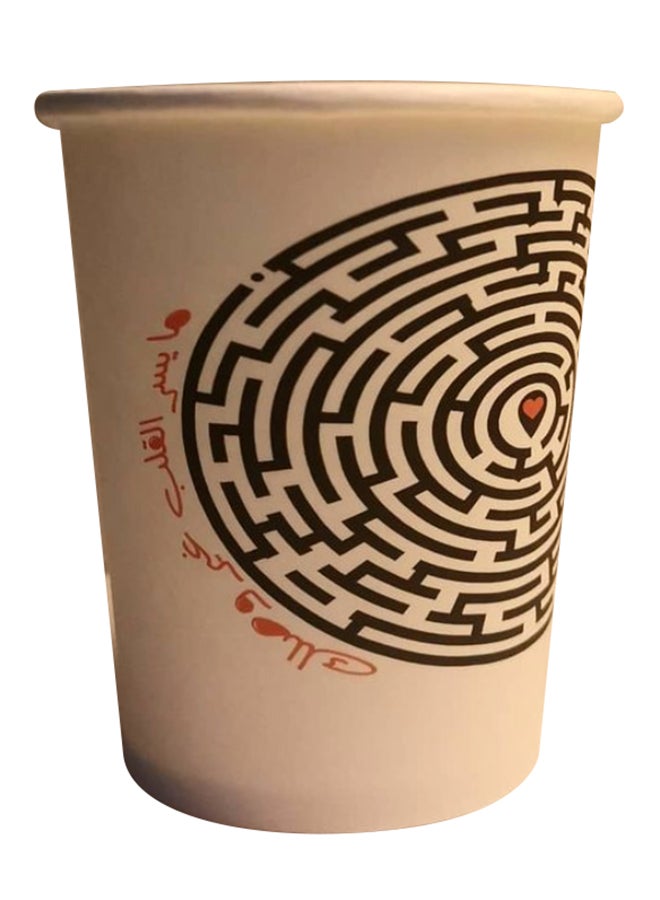 Disposable Paper Cup In Pack Of 12 Multicolour