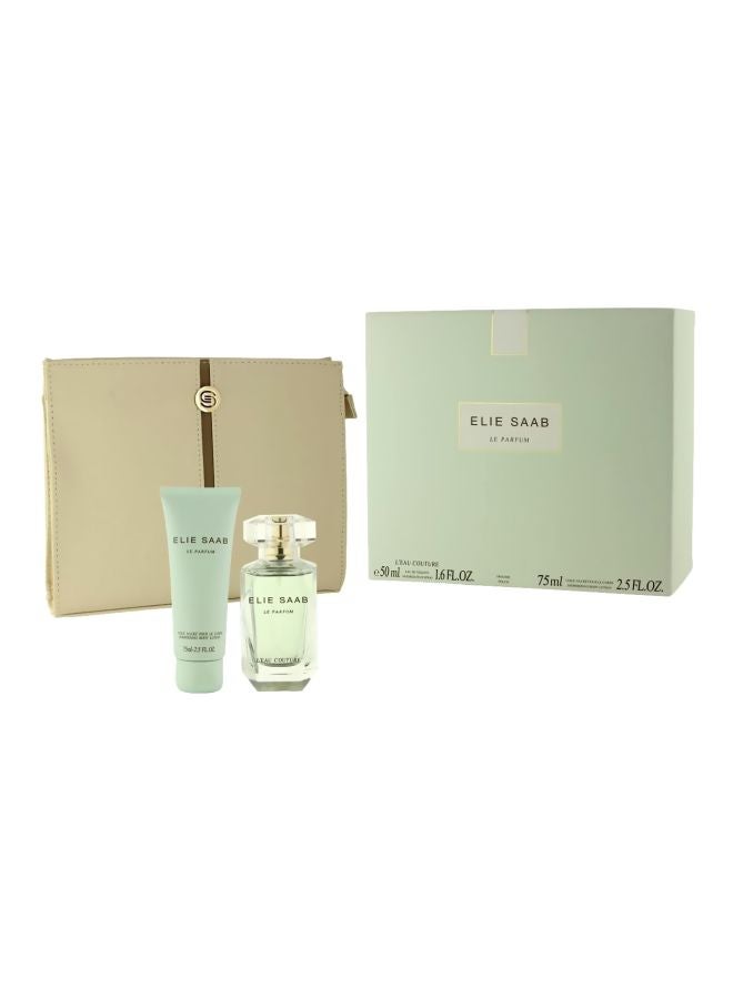 إيلي صعب طقم هدية لو بيرفيوم لاو كوتور EDT 50 Ml, Body Lotion 75ملليلتر - Image 2