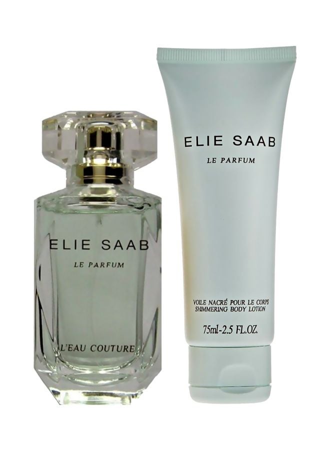 إيلي صعب طقم هدية لو بيرفيوم لاو كوتور EDT 50 Ml, Body Lotion 75ملليلتر - Image 5