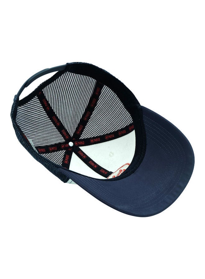 نيلو قبعة بنمط حضري وطبعة شعار أزرق - Image 3