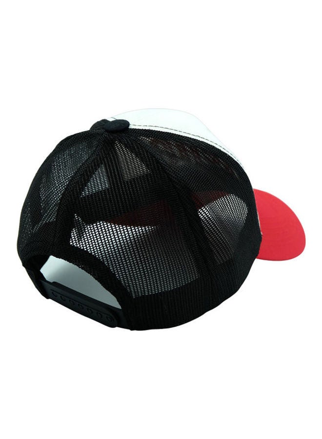 نيلو قبعة تراكر بتصميم ملابس الشارع أحمر/ أسود/ أزرق - Image 3