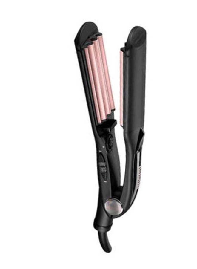 babyliss Crimper Ceramic  Hair Straightener Black/Pink  - Image 1