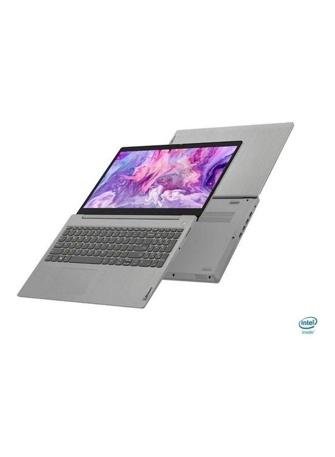 IdeaPad 3 With 15.6 Inch Full HD Display, 10th Gen Core i3 1005G Processor/8GB RAM/256GB SSD/Integrated UHD Graphics/Windows 10 English/Arabic Platinum Grey - v1622001715/N47657398A_2