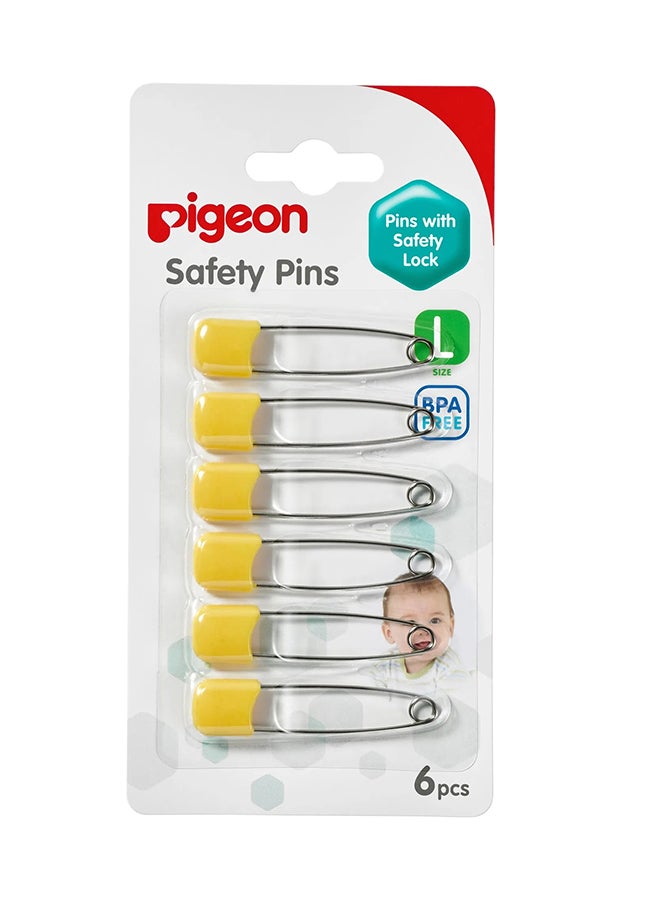 Safety Pin, Pack of 6 - Assorted - v1622006920/N11583526A_4