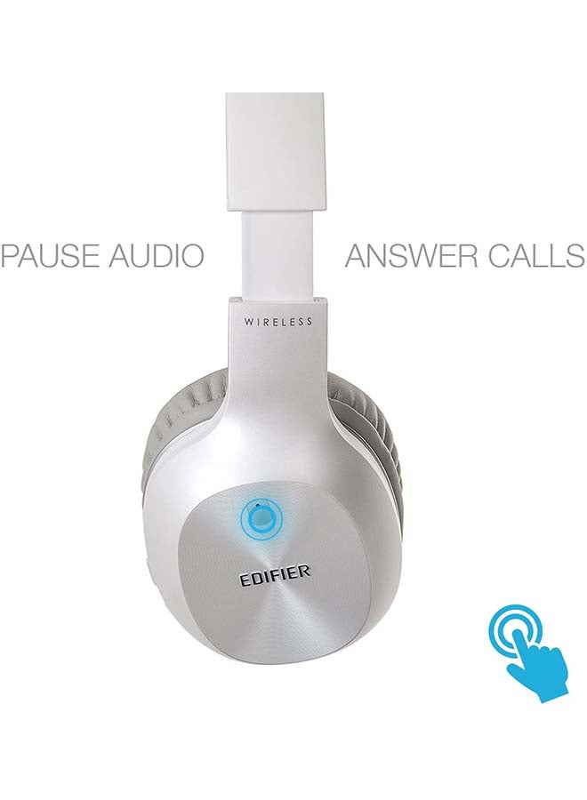 EDIFIER W800BT PLUS Bluetooth Stereo Headphones - Excellent Sound Quality - Pairing Two Devices, Easily Switch Over - Strong Magnetic Drivers - Soft Earmuffs Built for Comfort White - Image 2