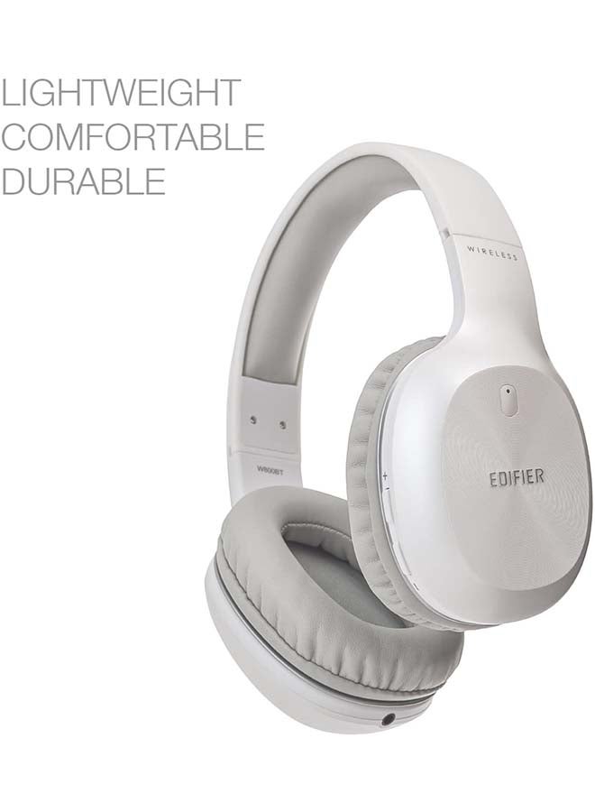 EDIFIER W800BT PLUS Bluetooth Stereo Headphones - Excellent Sound Quality - Pairing Two Devices, Easily Switch Over - Strong Magnetic Drivers - Soft Earmuffs Built for Comfort White - Image 4