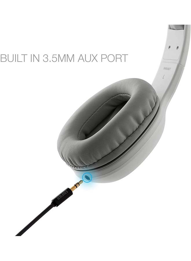 EDIFIER W800BT PLUS Bluetooth Stereo Headphones - Excellent Sound Quality - Pairing Two Devices, Easily Switch Over - Strong Magnetic Drivers - Soft Earmuffs Built for Comfort White - Image 5