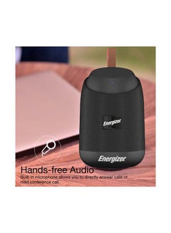 Energizer PowerSound Bluetooth Speaker 5W RMS, Built In Power Bank Feature, HD Sound Quality, Built-In FM Radio, AUX/USB-A/microSD Card, 10M Range Black  - Image 2