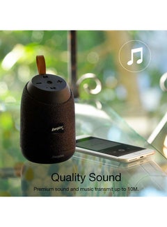 Energizer PowerSound Bluetooth Speaker 5W RMS, Built In Power Bank Feature, HD Sound Quality, Built-In FM Radio, AUX/USB-A/microSD Card, 10M Range Black  - Image 4