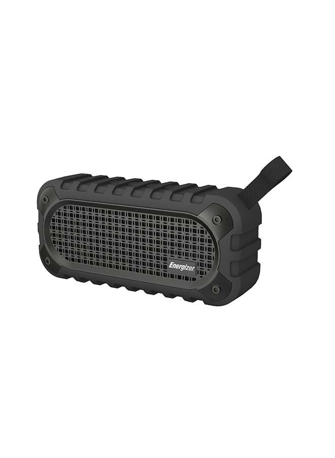 Energizer - HighTech PowerSound Bluetooth Speaker with Built-in Power Bank, HD Sound Clarity, 10m Transmission Range, Handsfree Audio, Built-in Microphone, Built-in FM, Universal Compatibility- Bluetooth/ microSD Card/ USB Drive/ AUX, Rugged Design, HangTag Black - Image 1