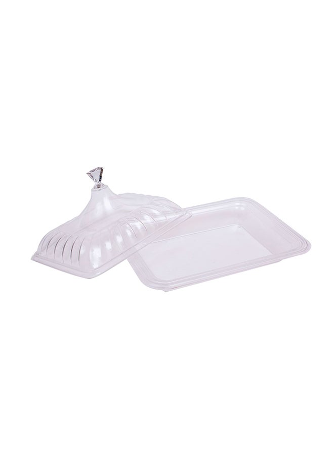 Rectangle Tray With Cover Clear 42.5x32.5x18.3cm - v1622008778/N47535807A_1