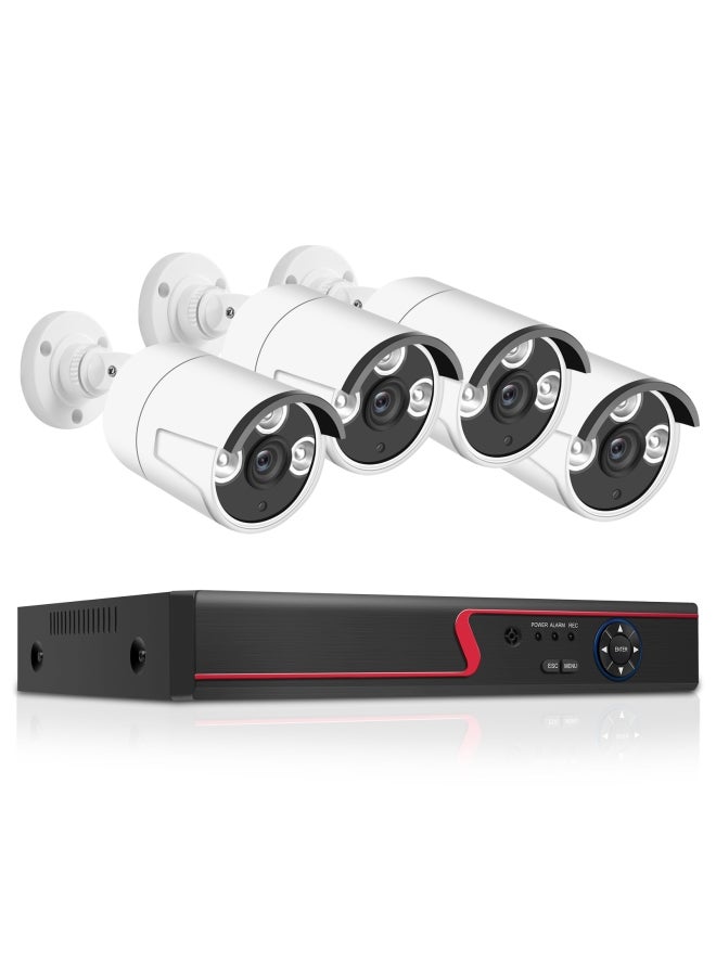 Generic - 4-Piece 2MP 1080P WiFi IP66 Waterproof Night Vision Surveillance Security Camera - Image 1