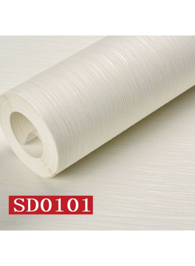 XiuWoo - Waterproof Self-Adhesive Wallpaper Yellow/White - Image 1