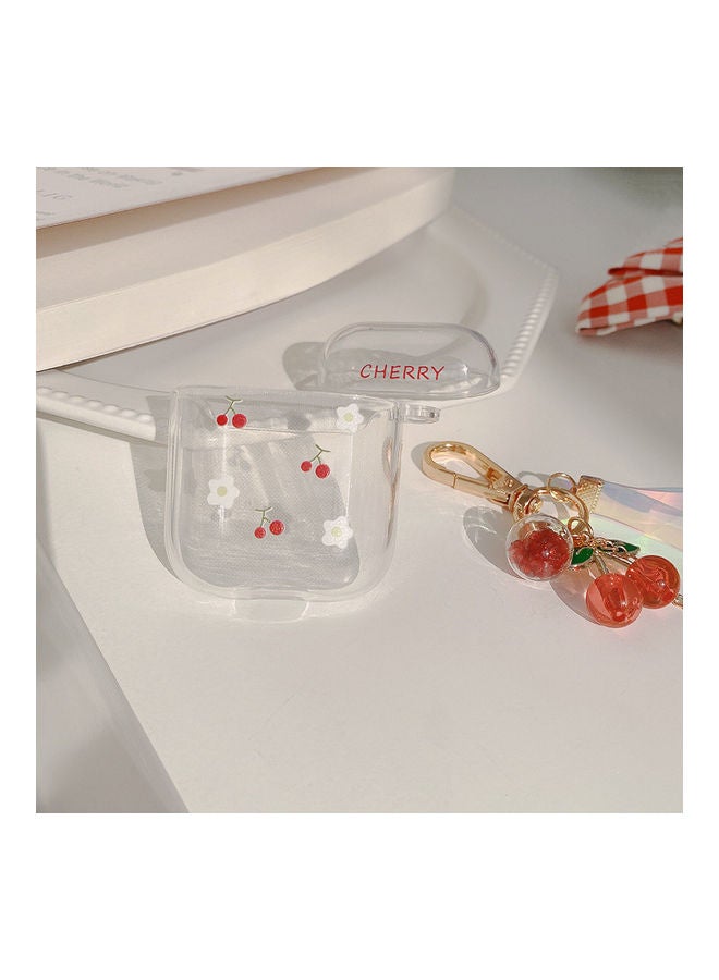 XiuWoo Protective Case Cover with Chain for Apple AirPods 1/2 Clear  - Image 3
