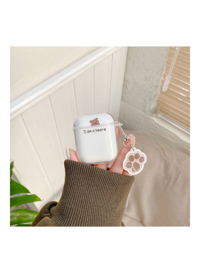 XiuWoo Protective Case Cover for Apple AirPods 1/2 Clear - Image 1