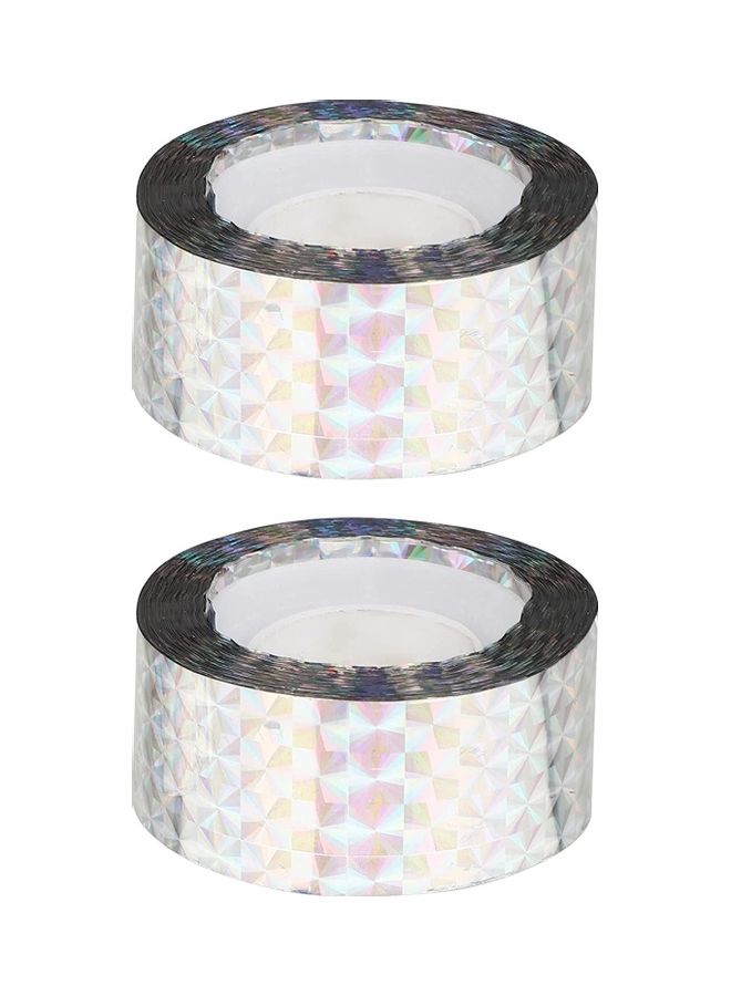 XiuWoo - 2-Piece Bird Scare Reflective Tape Silver - Image 1