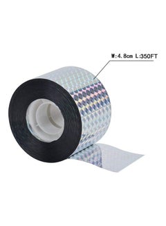 XiuWoo Bird Repellent Tape To Deter Birds And Pigeons Round Silver  - Image 1