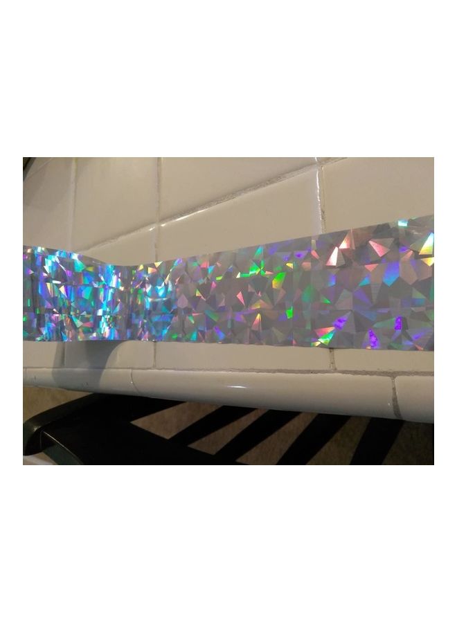 شو وو شريط عاكس لإخافة الطيور ومكافحة آفات الحدائق فضي - Image 4