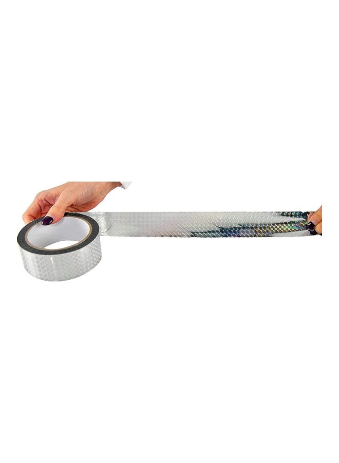 شو وو شريط عاكس طارد للطيور مكون من 3 قطع فضي  - Image 5