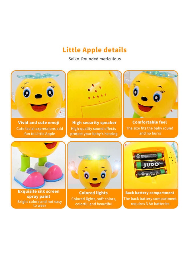 Kidle Cartoon Dancing Little Apple Electric Walking Toy - Image 5