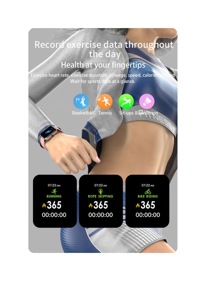 H-10 Waterproof Smart Watch Black  - Image 2