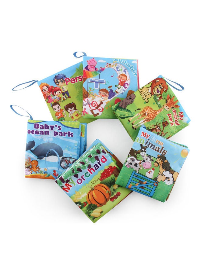 6-Piece Baby Cognitive Clouth Book Toy - Image 5