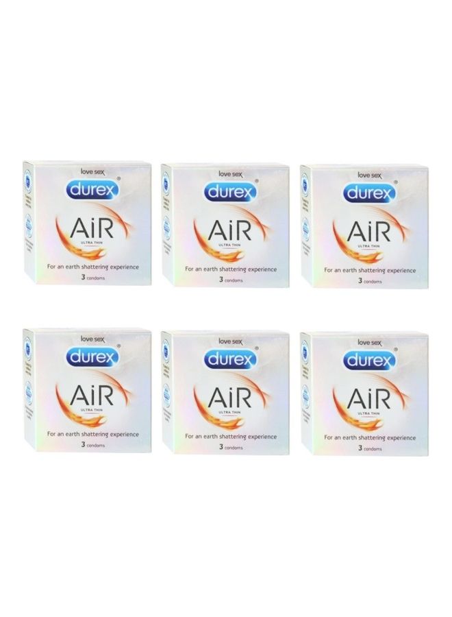 Durex Pack Of 6 Ultra Thin Air Condoms - Image 1