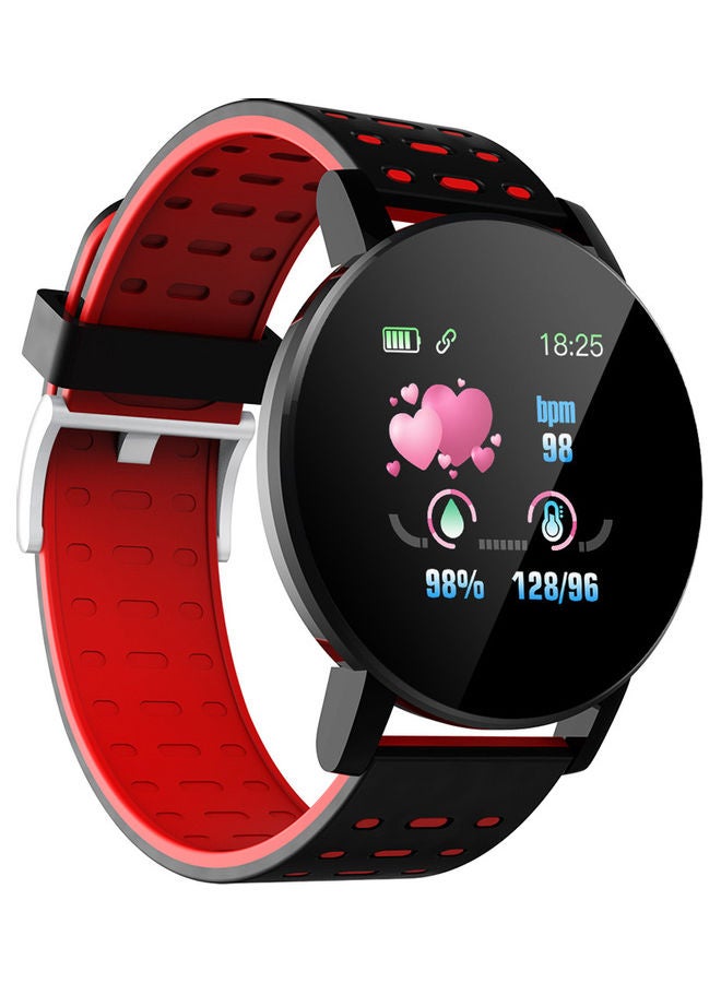 119 Plus Waterproof BT Smartwatch Red/Black  - Image 5