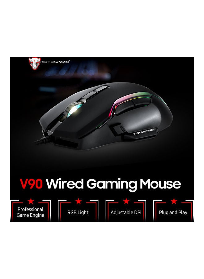 Motospeed Wired RGB Gaming Mouse with 8 Adjustable DPI  - Image 3