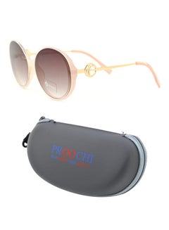 Women's UV Protection Round Frame Sunglasses with Case - v1622013572/N47587529A_1