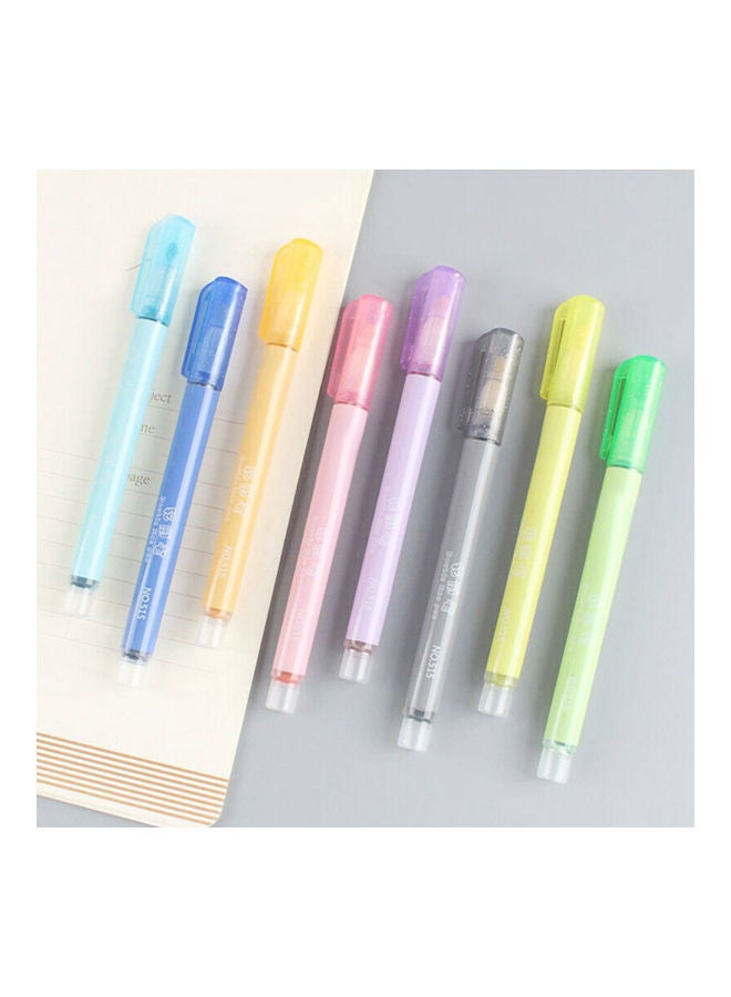 Generic 8-Piece Highlighter Double Line Plastic Draw Marker Pen Multicolour - Image 5