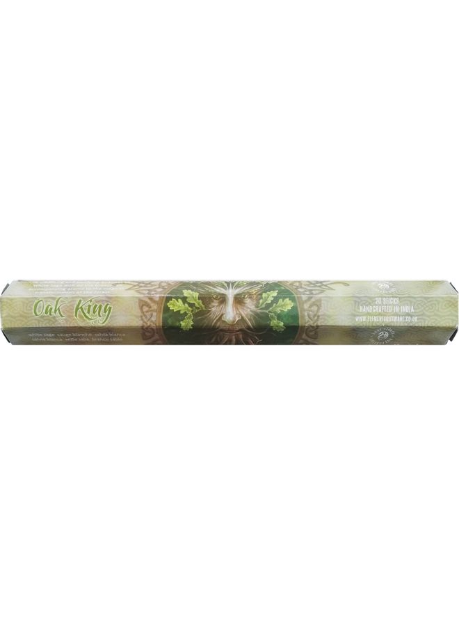 Elements 20-Piece OAK King White Sage Incense Sticks Green 