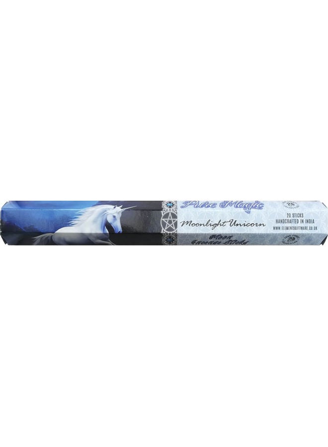 Elements 20-Piece Moon Light Unicorn Pure Magic Incense Sticks Multicolour 