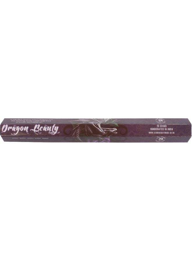Elements 20-Stick Dragon Beauty Incense Sticks Purple 