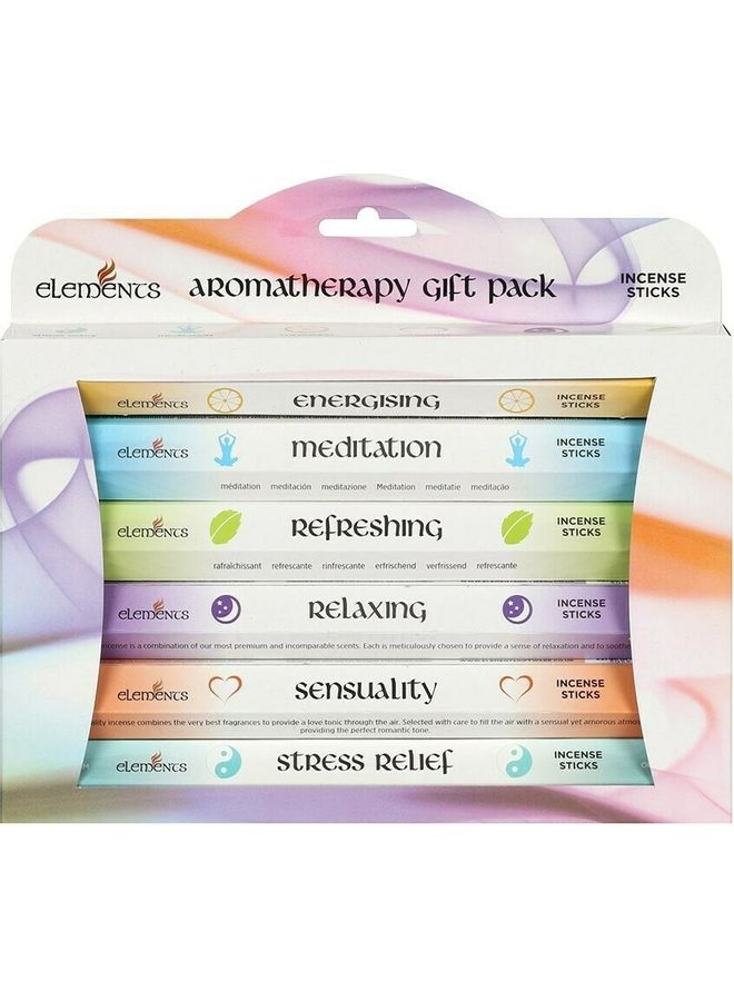 Elements Aromatherapy Incense Sticks Set Multicolour 