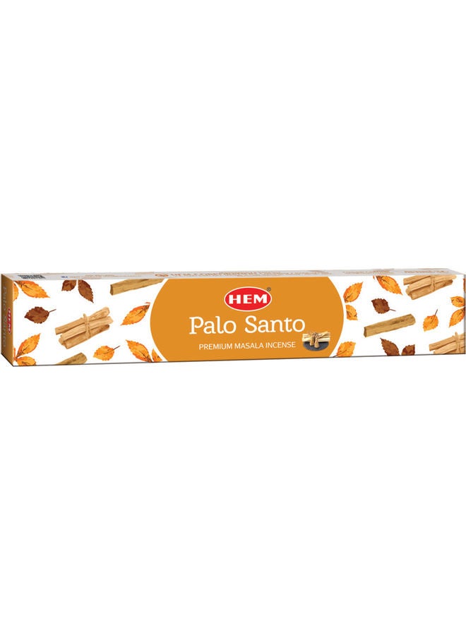 هيم أعواد بخور بالو سانتو بريميم ماسالا أبيض / الذهبي