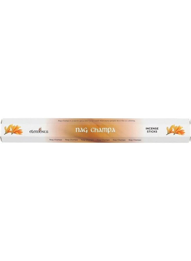 Elements Nag Champa Incense Sticks White/Beige 