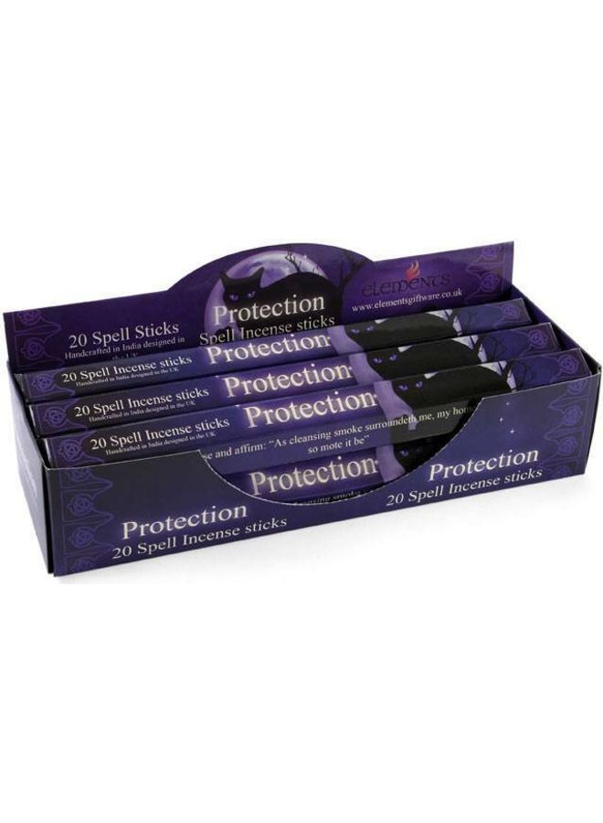 Elements 4-Piece Protection Incense Sticks Blue 