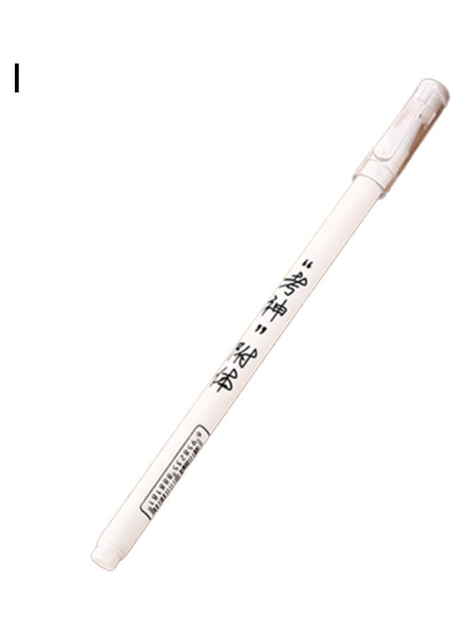 Generic 0.5mm Roller Ball Point Gel-Ink Pen White 