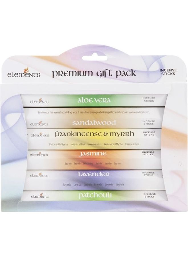 Elements Premium Incense Sticks Set Multicolour 
