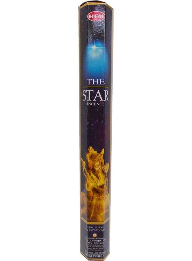 HEM 20-Piece The Star Incense Sticks Brown