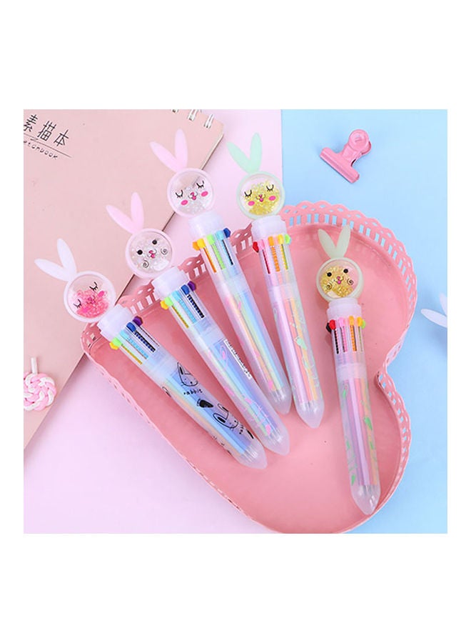0.5mm Rabbit Cartoon Smooth Ballpoint Pen For Kids Multicolour - Image 2