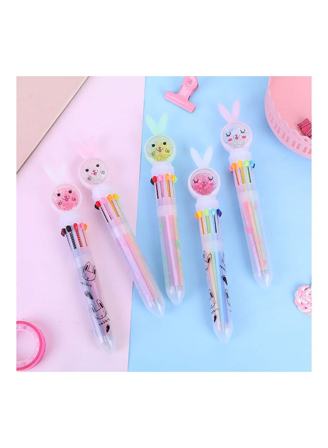 0.5mm Rabbit Cartoon Smooth Ballpoint Pen For Kids Multicolour - Image 4