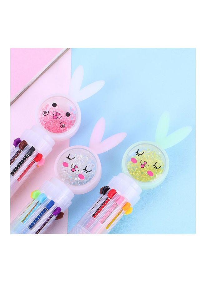 0.5mm Rabbit Cartoon Smooth Ballpoint Pen For Kids Multicolour - Image 5
