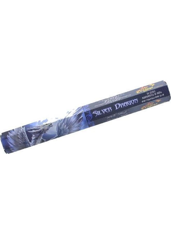Elements 20-Piece Silver Dragon Incense Sticks White 